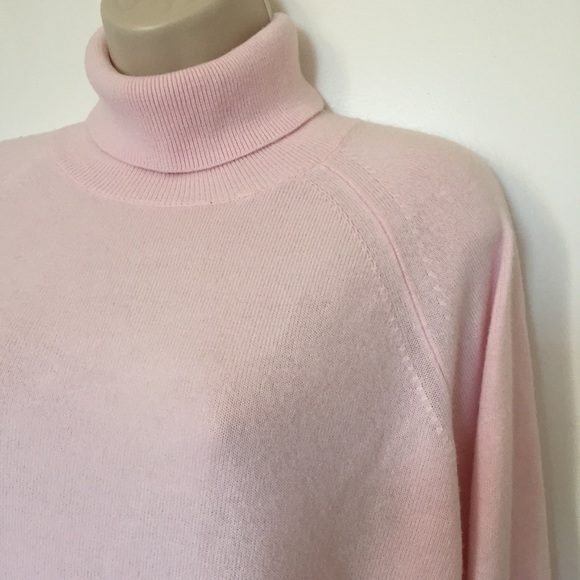 Debbie Morgan Pink Turtleneck Soft 